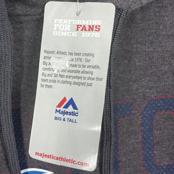 Majestic gray Houston Texans hoodie long sleeve kangaroo pocket men’s 4XL shirt - Picture 10 of 14